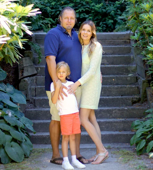 Bradford Hardware founders Wes and Simone with their son Parker