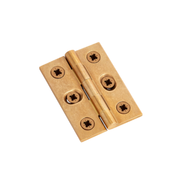 207 - (Pair of) 2 SLOT Broad Butt Hinge with Pozi Screws