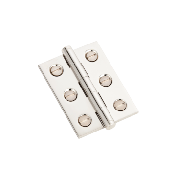 2300 (Pair of) Brass Hinge with Slotted Screws