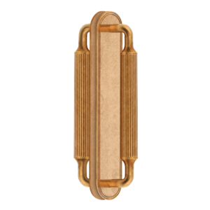 Barwick Ridged Back to Back Pull Handles with Backplate