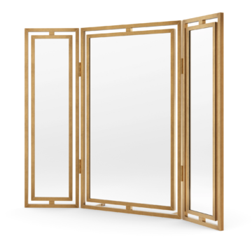 Claremont Panelled Dressing Table Mirror