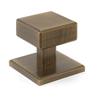 Digbeth Ridged Cabinet Knob with Backplate