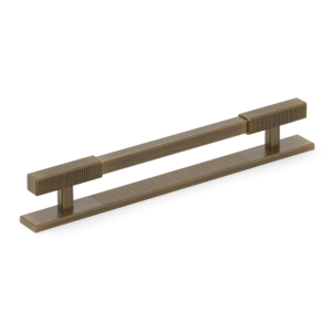 Digbeth Ridged Cabinet Handle with Backplate