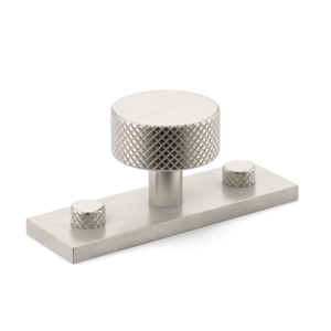 MIX Diamond Knurled Cabinet Knob & Backplate