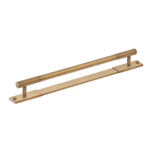 MIX Straight Knurled Appliance Pull Handle & Backplate