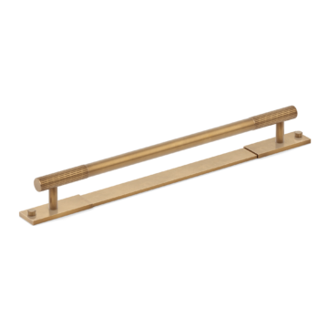 MIX Straight Knurled Appliance Pull Handle & Backplate