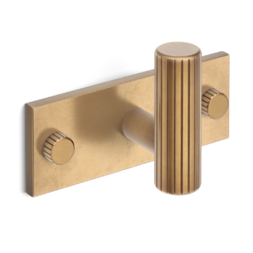 MIX Straight Knurled Single Horizontal Wall Hook