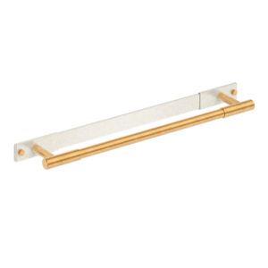 MIX Plain Bath Towel Rail & Backplate - Mixed Finish