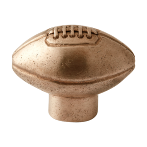 Whimsical American Football Bronze Cabinet Knob