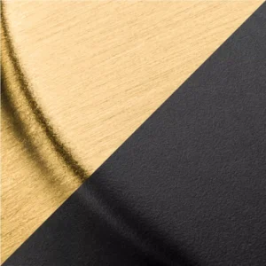 Estate Split Satin Brass And 190 Satin Black