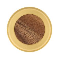 Walnutwood And Satin Brass