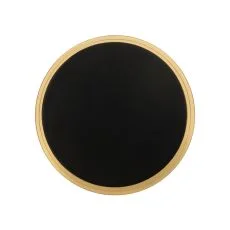Split Black & Satin Brass