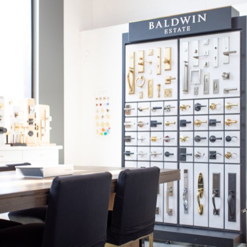 Hardware knobs and levers, up close
