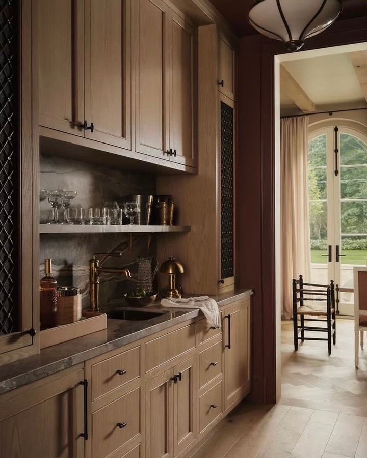 Cabinet hardware treated as jewellery, by @rockymountainhardware.