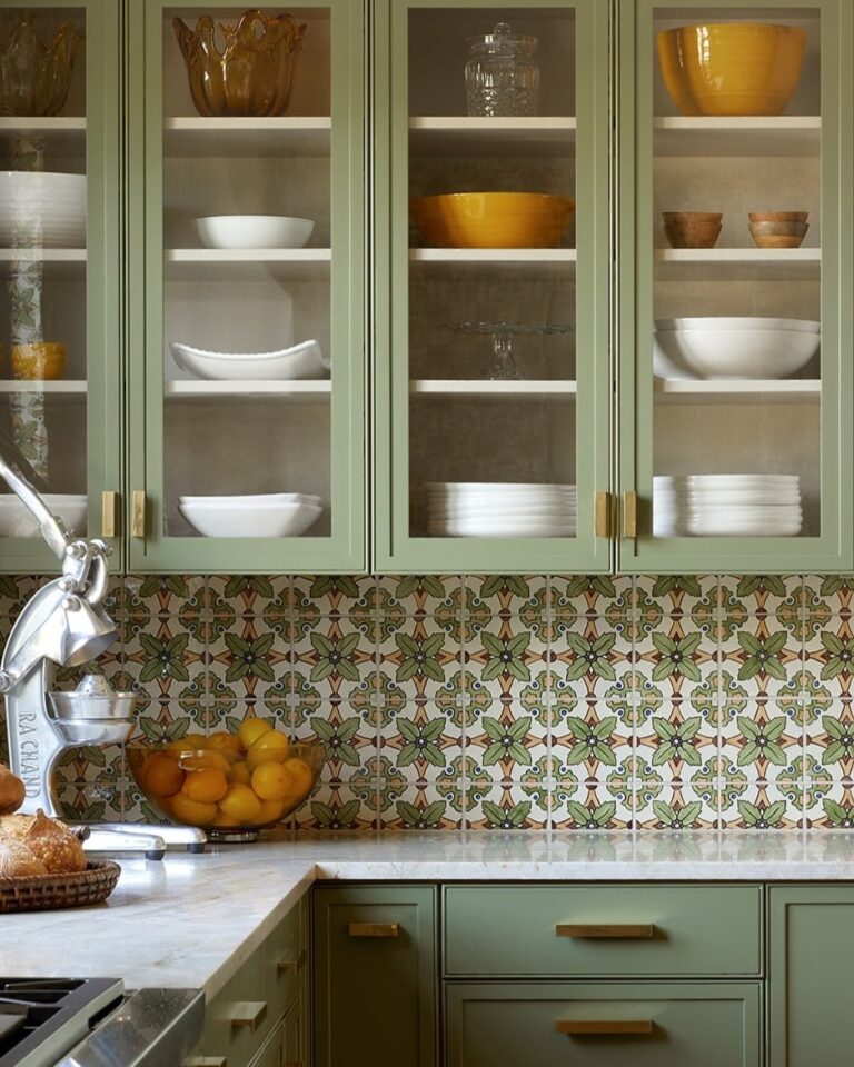 Pulls by @waterstreetbrass in the Solvang Ranch kitchen.