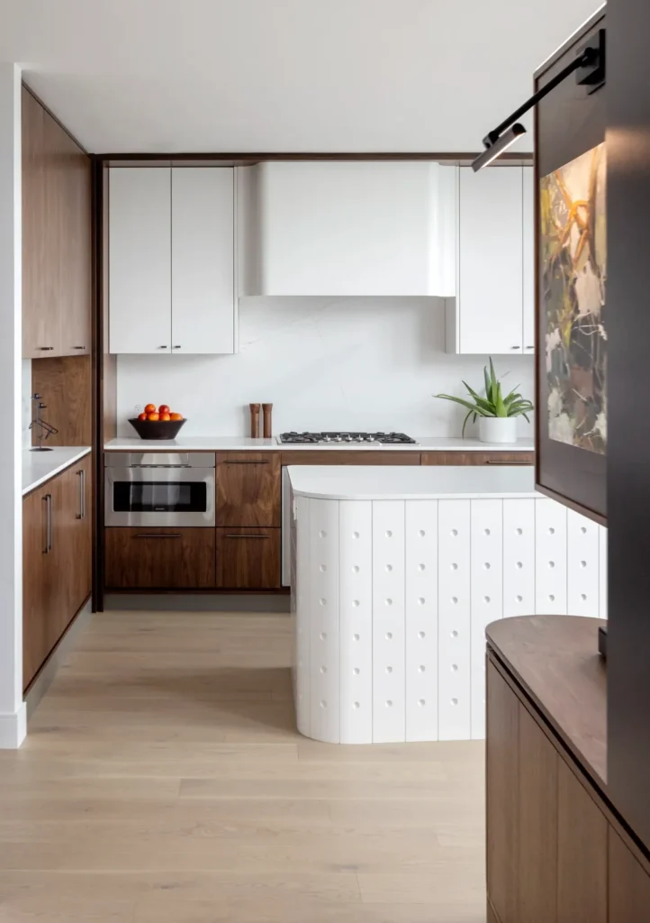 Cambie Street Penthouse — kitchen from the hall