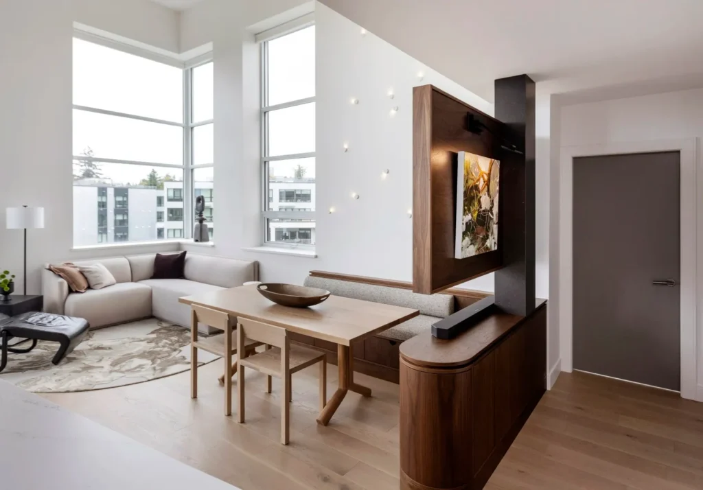 Cambie Street Penthouse — living room