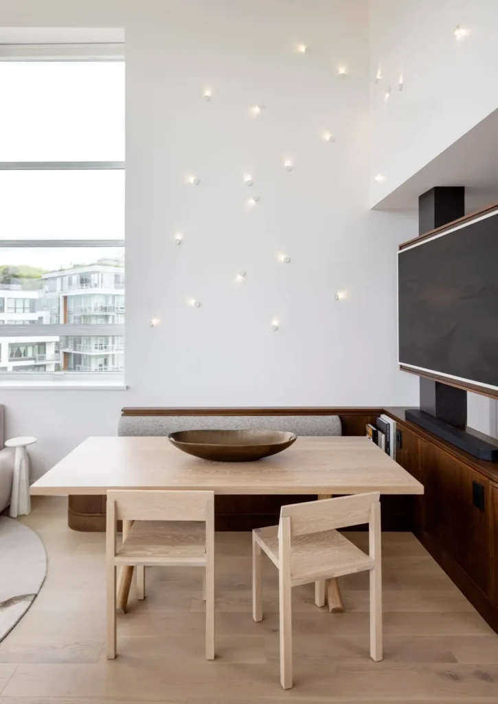 Cambie Street Penthouse — dining table