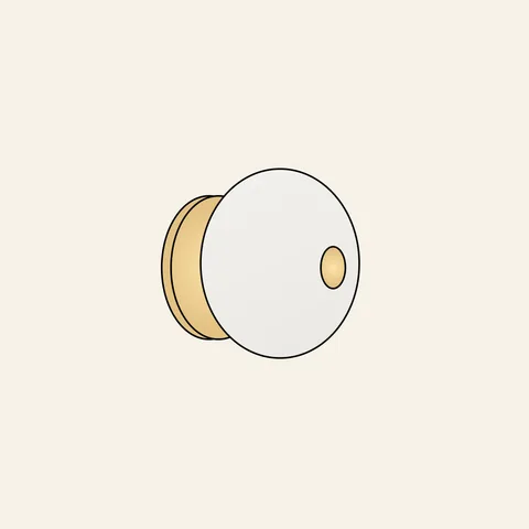 Porcelain Knob